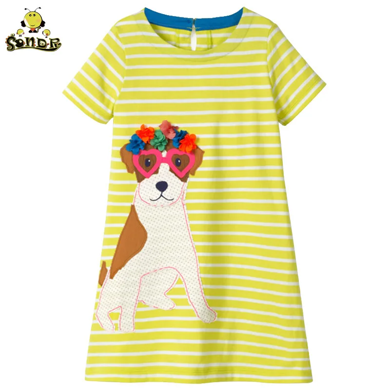 

Kids girl summer dress Children toddler dress girls Floral party little girls dresses Clothes princess costume 3 to 5 8years