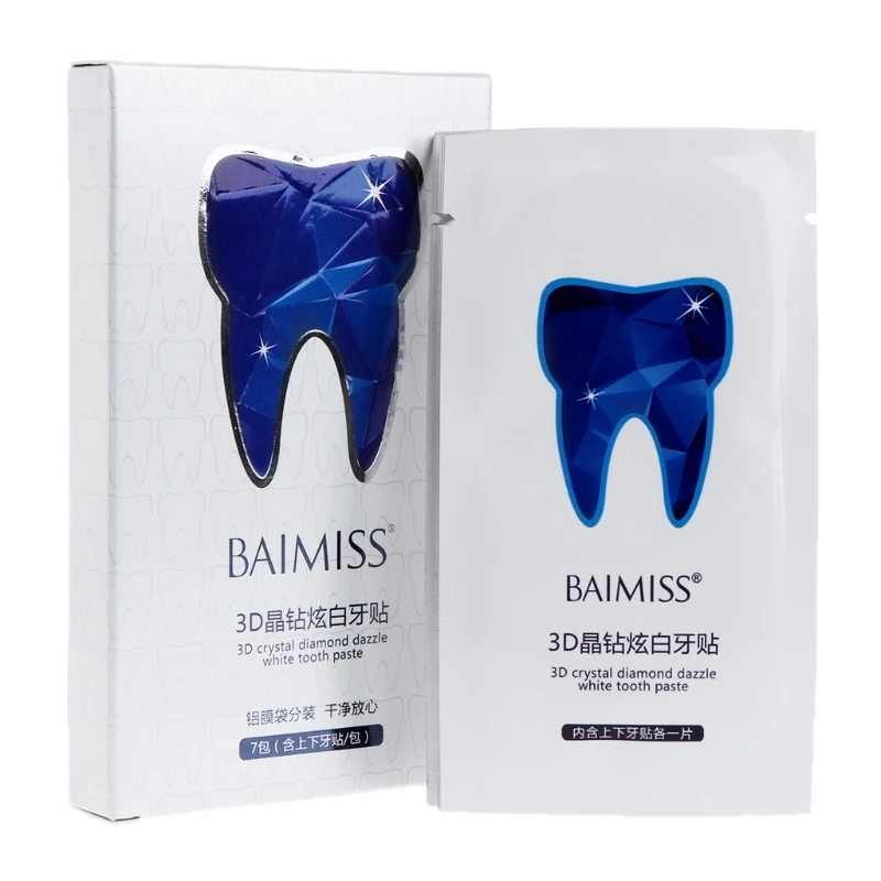 7 упаковок/Пакет Отбеливание зубов полоски 3D гламурный Advanced Professional Effect Treatment