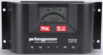 

20pcs in 1 package of 30A PR3030 with LCD Display PWM Solar charge controller for 12V 24V PV system