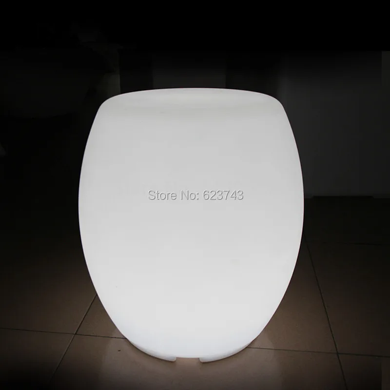 

Waterproof Plastic LED bar furniture luminous rechargeable round drum led barstools with remote control for party pub decoration