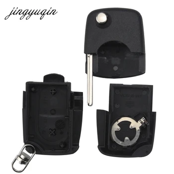 Jinyuqin CR1620 Supporto Della Batteria Chiave Borsette Per Audi A2 A3 A4 A6 Vecchi Modelli 2/3 Pulsante di Vibrazione Pieghevole Chiave A Distanza caso - Jinyuqin CR1620 Supporto Della Batteria Chiave Borsette Per Audi A2 A3 A4 A6 Vecchi Modelli