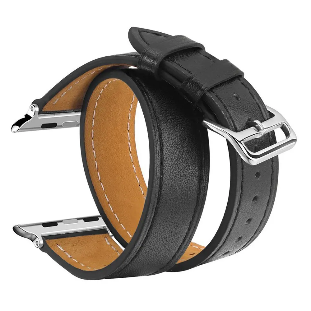 Replacement Leather Watch Band Strap for Apple Watch 42mm