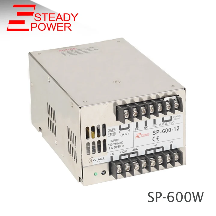 

600w SMPS / PSU 110v 220v ac to 12v dc converter 600w 12 volt 50 amp constant voltage power supply with PFC funtion