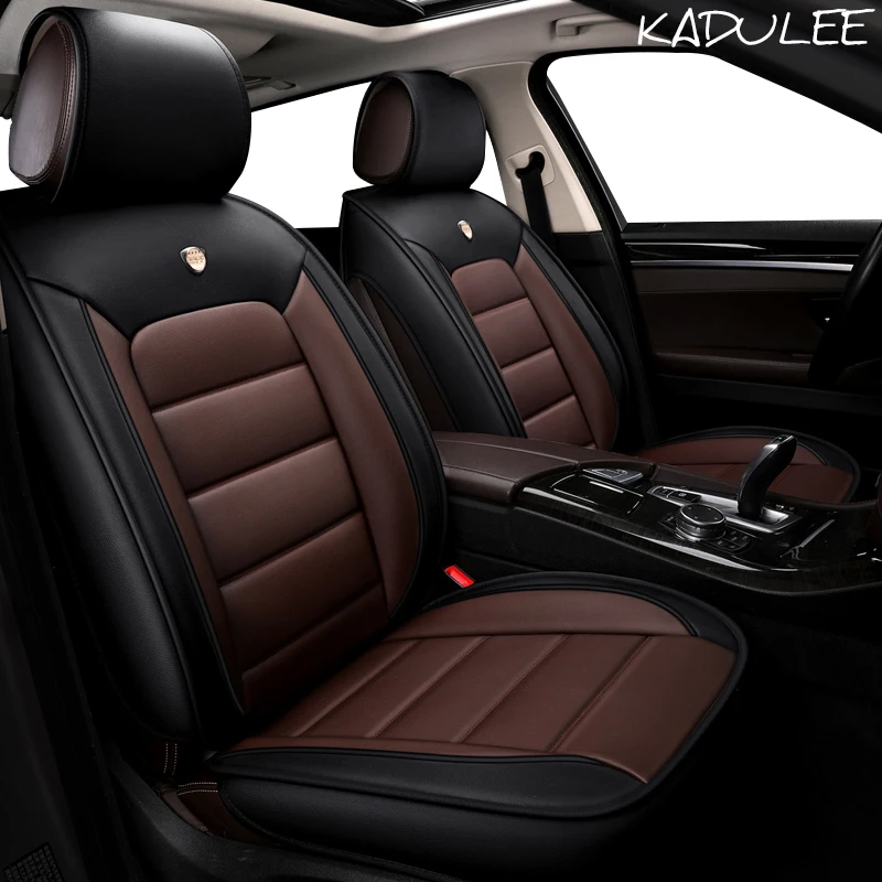 KADULEE pu leather car seat covers For Nissan Qashqai Note Murano March
