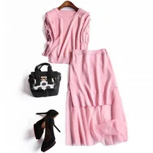 clearance sale Europe and the United States women s new winter gauze of knitted fashion nail