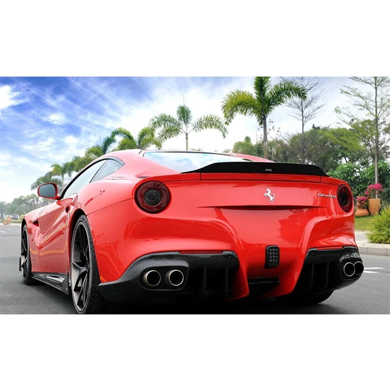 For Ferrari F12 DMC carbon fiber rear viewport and no rear viewport middle lamp cover
