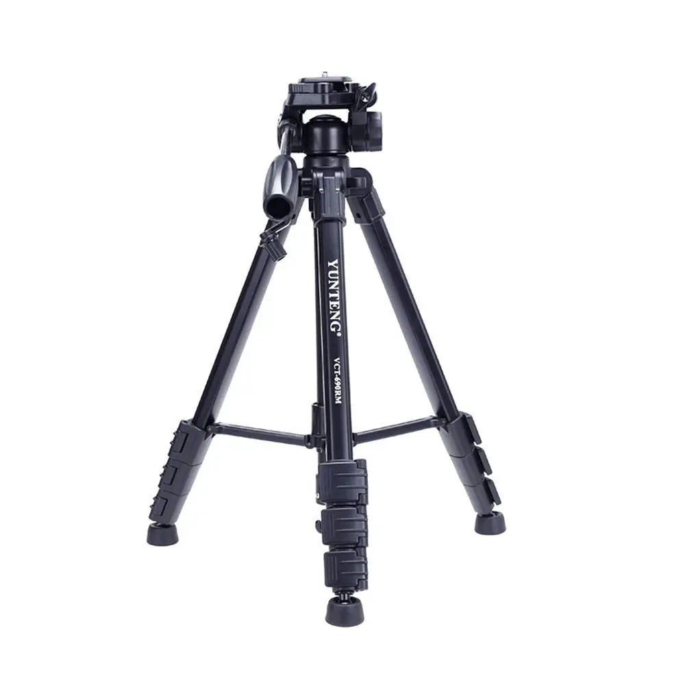 Cabeça de Amortecimento Yunteng Câmera Filmadora Binóculos dv Tripé & Bolsa Vct-690 Pro - Image 2