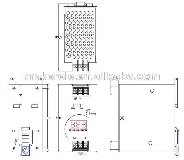 safe package 150w 24v switch power supply LP-150-24 6.25A