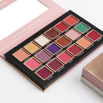 

18 Colors Glitter Eyeshadow Palette Bright Matte Shimmer Colorful Makeup Eye Shadow Set Make Up Palette
