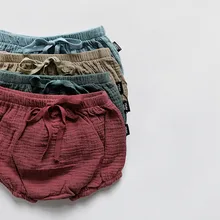 Летние шорты для маленьких мальчиков треугольные Трусы-шорты для девочек милые повседневные шаровары для малышей, летние детские шорты