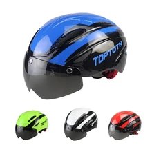 Велосипедный легкий шлем MTB дорожный велосипед шлем велосипедного шлема защитные очки для мужчин и женщин