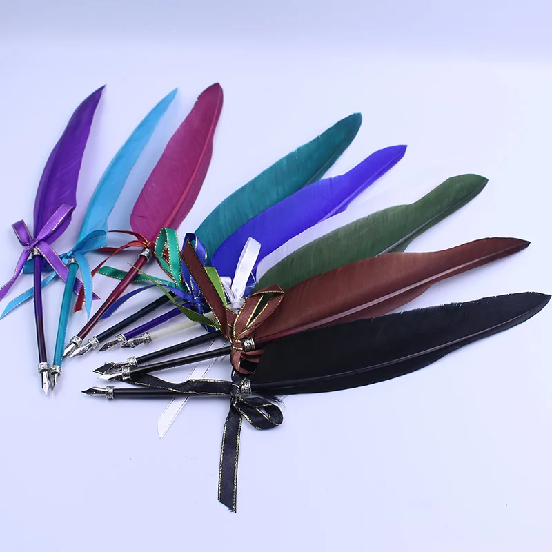 feathers pen
