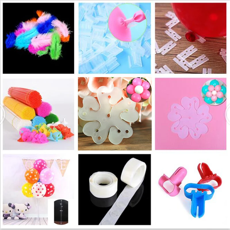 

5M/lot Ballons Accessories Balloon Chain 160Holes Wedding Birthday Balloons Backdrop Decor Accessories Seal accessories pump