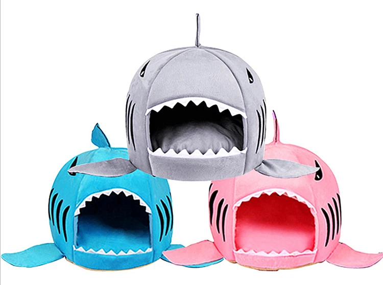 shark cat bed