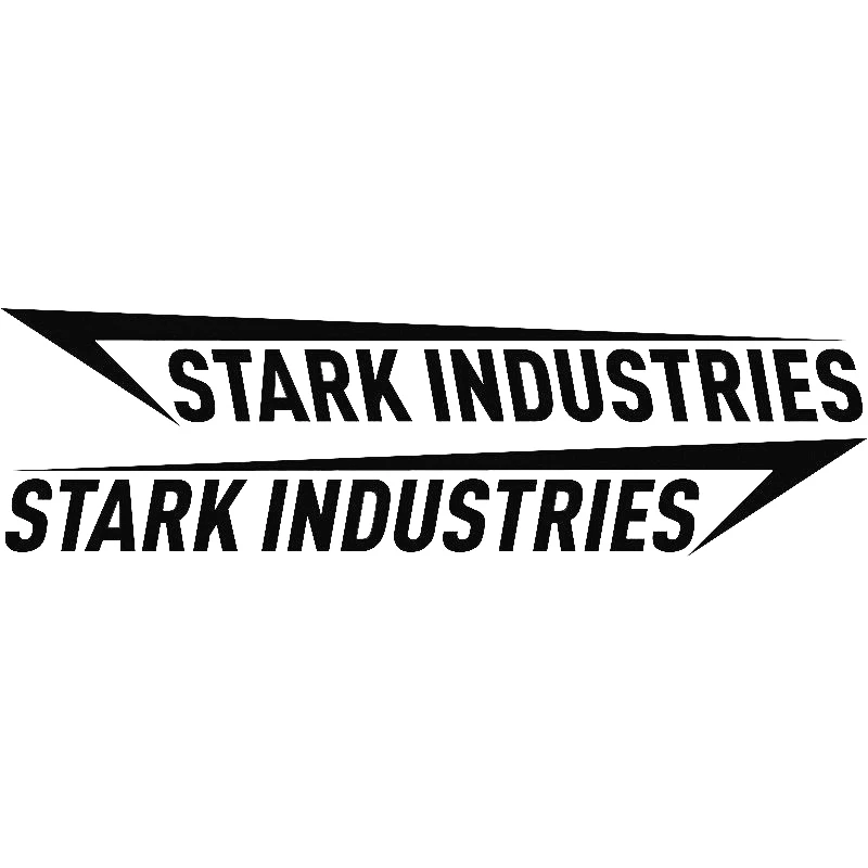 2 шт. наклейки Marvel Мстители Железный человек Старк промышленные полосы тела