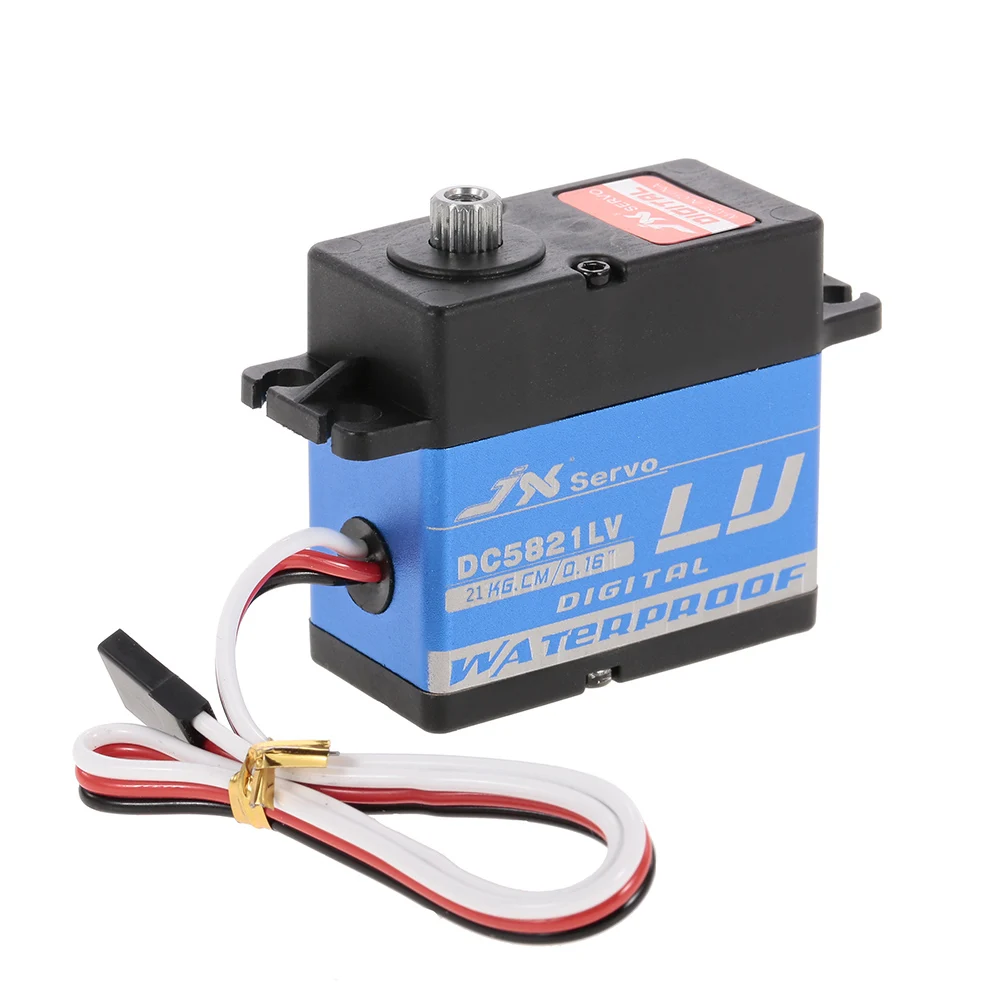 

JX DC5821LV 21KG Large Torque Digital Coreless Servo Metal Gear Servo for RC Car Crawler TRX-4 SCX10 D90 RC Boat Airplane Model