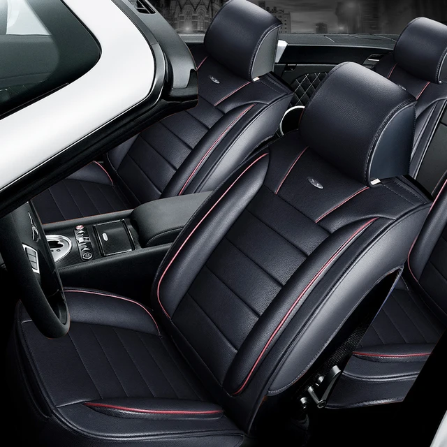 2017 housse de siège de voiture en cuir pour Audi a3 a4 b6 b8 a6 a5 q7