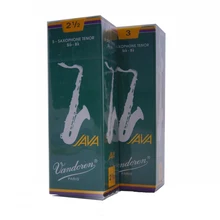 Мундштук для кларнета vandoren Java Саксофон тенор Sib Bb сила тростника 2,5#, 3# серый зеленый ящик 5