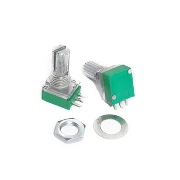

5pcs RK097N 5K 10K 20K 50K 100K B5K with a switch audio 3pin shaft 15mm amplifier sealing potentiometer