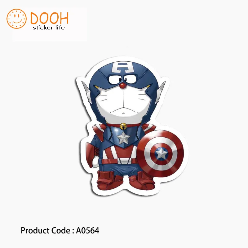 

A0564 sticker captain robot cat india god bear cute hobby suitcase laptop guitar luggage DIY skateboard bicycle toy HZ 30
