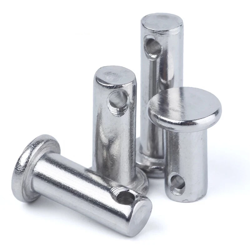 

GB882 304 stainless steel Dowel pin flat headed cylindrical pin M3 M4 M5 Pin dowel with hole