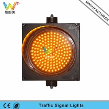 Wdm 300 мм Светофоры один аспект желтый светодиод Flasher