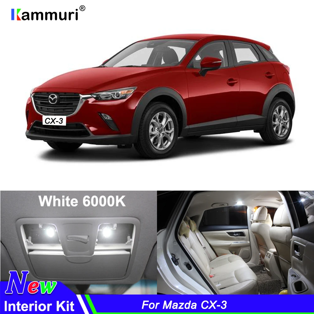 6X free shipping Error Free Car LED Interior Light Kit Package for