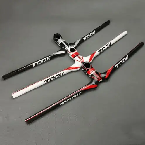 

TOOK full carbon fiber mountain bike MTB bicycle Horizontal flat handlebar with stem bicycle parts