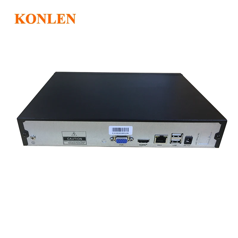 Сетевой видеорегистратор KONLEN 4CH NVR H.264 H.265 CCTV Full HD Onvif для нормальной безопасности