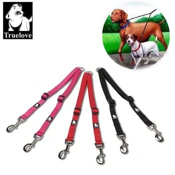 

Truelove Nylon Adjustable Double Dog Leash Running No Tangle Dog Walking Lead Leash Trainer Dogs Splitter Lead Dropshipping Hot
