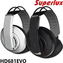 Горячая Superlux HD681 EVO динамические полуоткрытые Профессиональные аудио наушники для мониторинга Съемная звуковая кабельная гарнитура