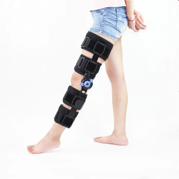 

Orthopedic Hinged Knee Brace Support Adjustable Splint Stabilizer Wrap Sprain Post-Op Hemiplegia Flexion Extension Joint Support