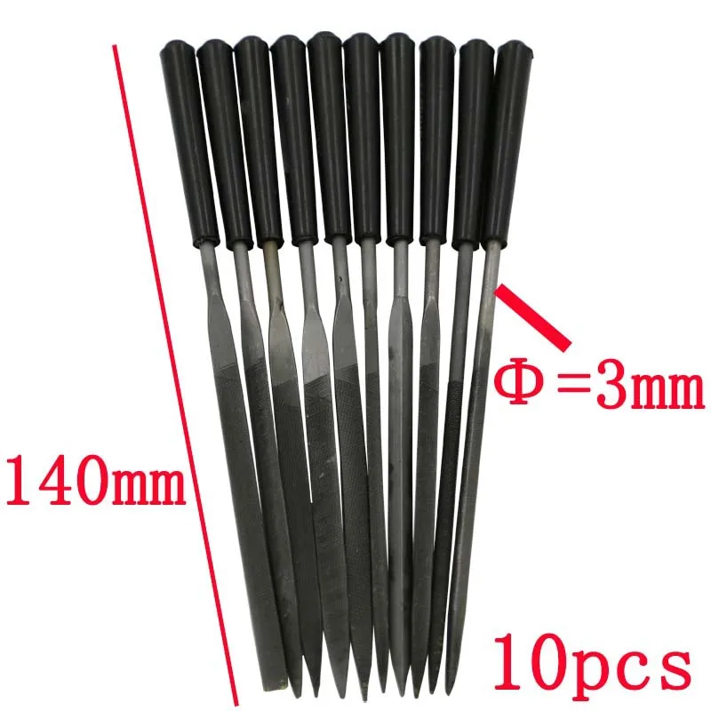 

10pcs/set Glass Stone Jewelers Diamond Wood Carving Craft Metal Needles Files Assorted Small Rasp File Suit Model Rasps