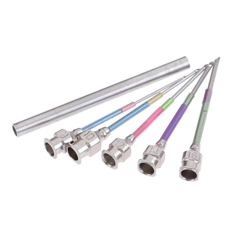 

5x 9# 10# 12# 14# 16# With Needle Bottle Embroidery DIY ToolsEmbroidery Stitching Punch Needle Sewing Tool Set