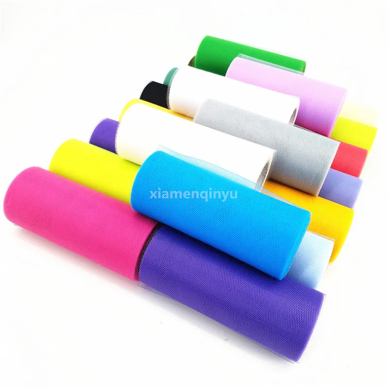 2018 Tulle Roll 15cmx22m Roll Fabric for Party Birthday Gift Wrap Wedding Decoration Party Favors Event Supplies SH759 (51)