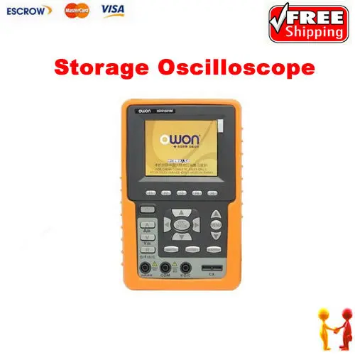 OWON HDS1021M Цифровой Осциллограф DSO 1 Канал 20 МГц Scopemeter 100 мвыб/с |