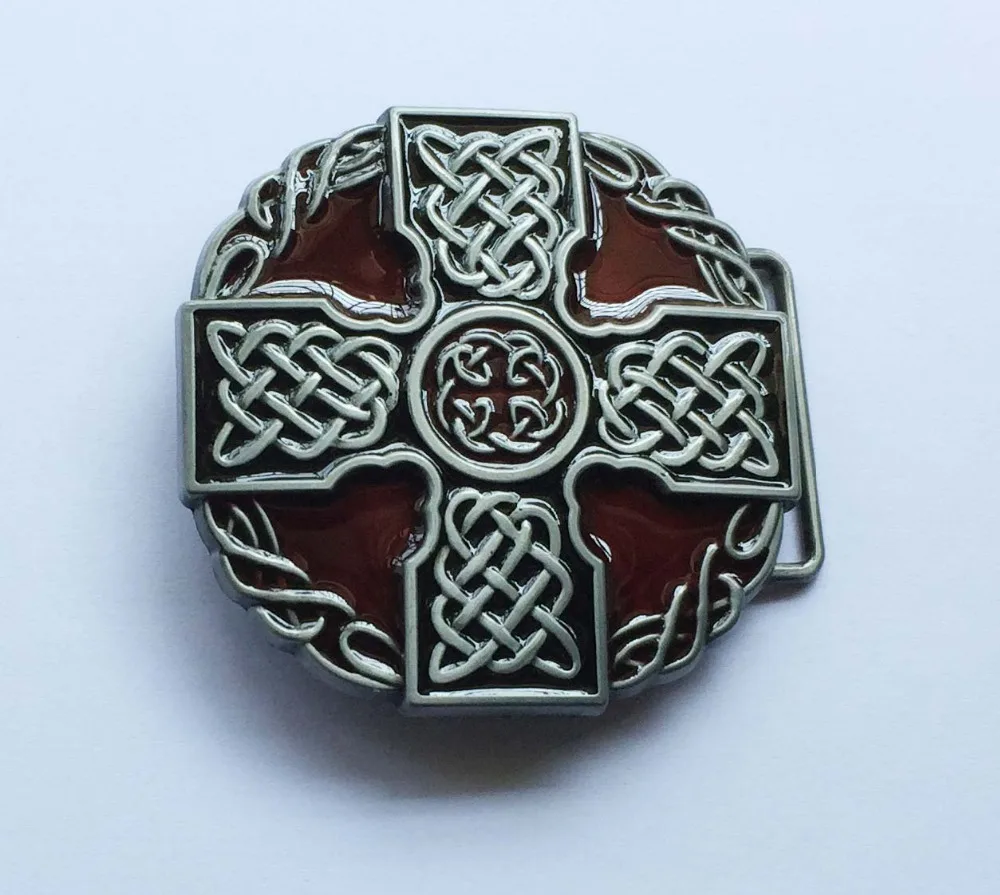 

Round Cross Knot Belt Buckle suitable for 4cm wideth belt with continous stock