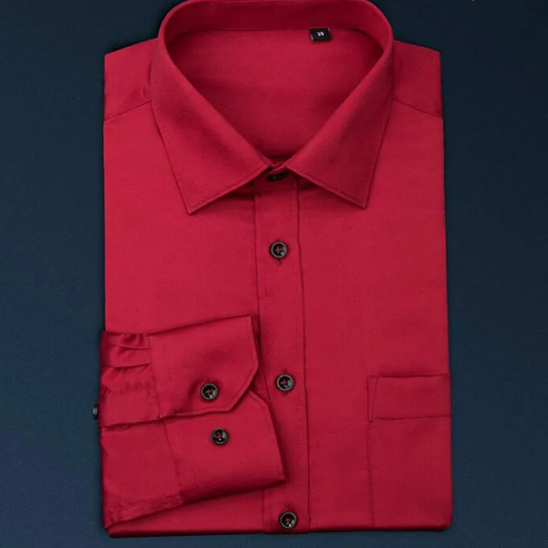 6-2         35 New Men's Long Sleeve Light Luxury Series Shirt Men's Cotton Shirt Men's Business Official Casual Shirt