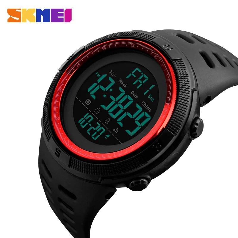 

Men's Watches Dive 50m Digital LED Army Sports Watch Mens Casual Electronics Wristwatches Man Clock relojes hombre 2018 SKMEI