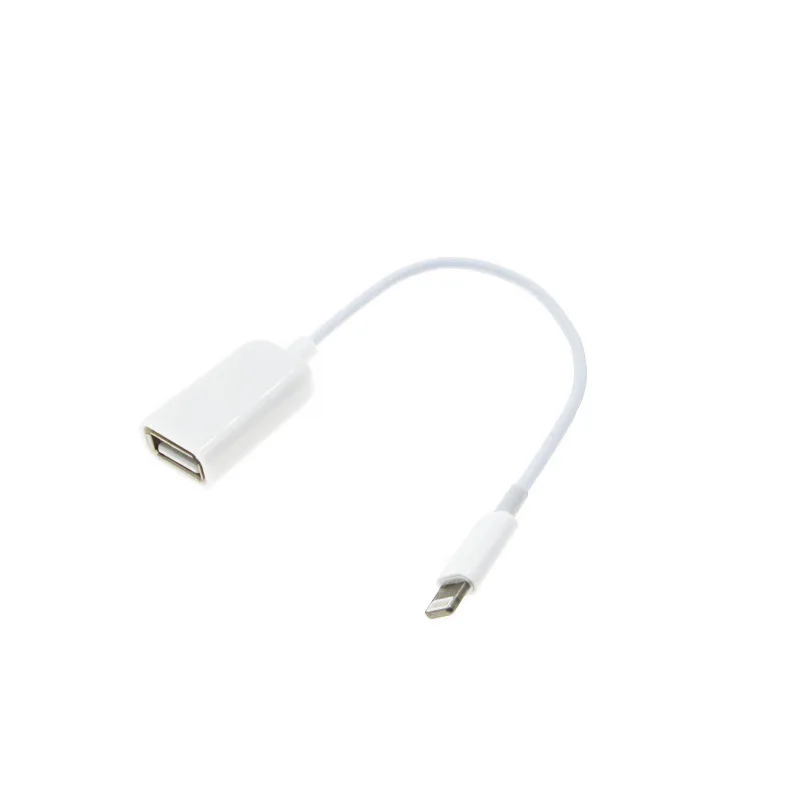 USB 2 узла до 8-Pin Камера Комплект для подключения адаптера OTG кабель для IPad Air 4 мини