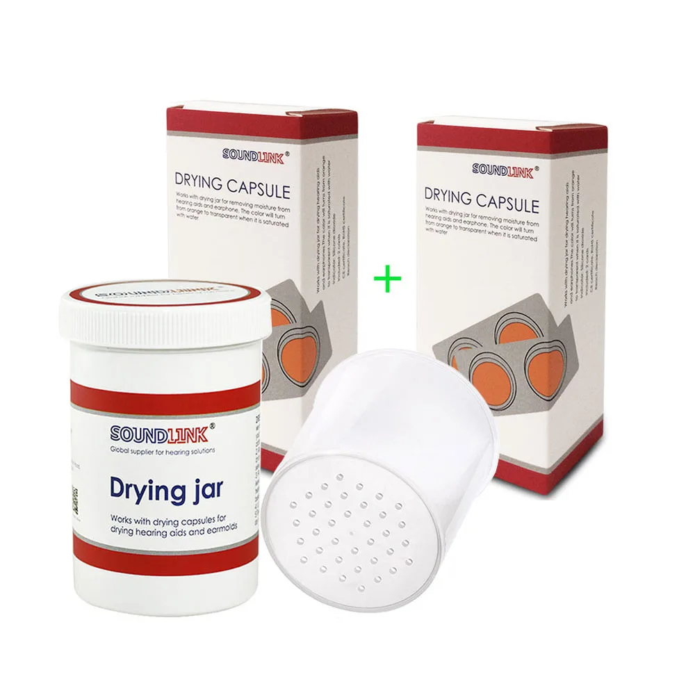 Hearing Aid Drying Cup Pot Dehumidifier Dry Box Drying Jar Dry