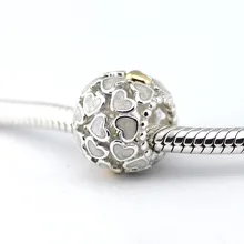 Высокое качество 925 стерлингового серебра обилие Любви Подвески бусины для изготовления ювелирных изделий Подходит Pandora шарм браслеты