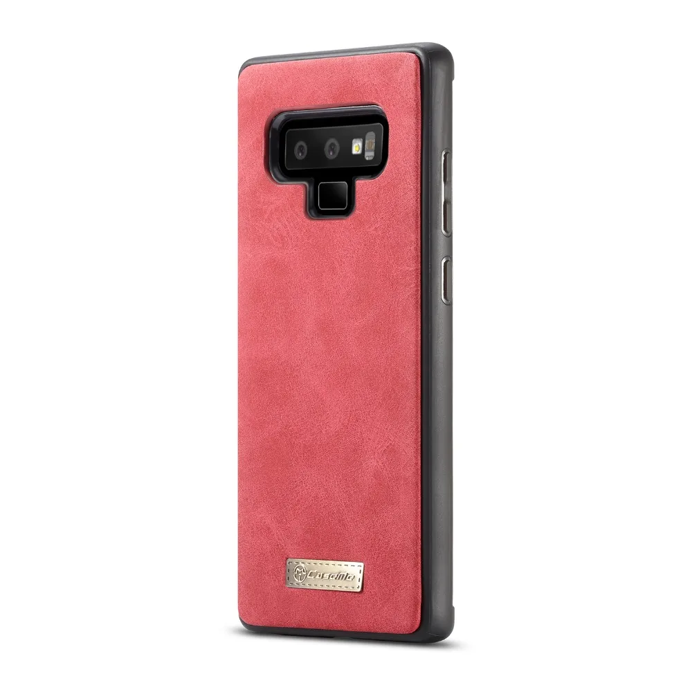 Caseme Note 9 кожаный чехол-кошелек для galaxy Note 9 с застежкой-молнией и слотами для кредитных карт задняя крышка для galaxy Note9