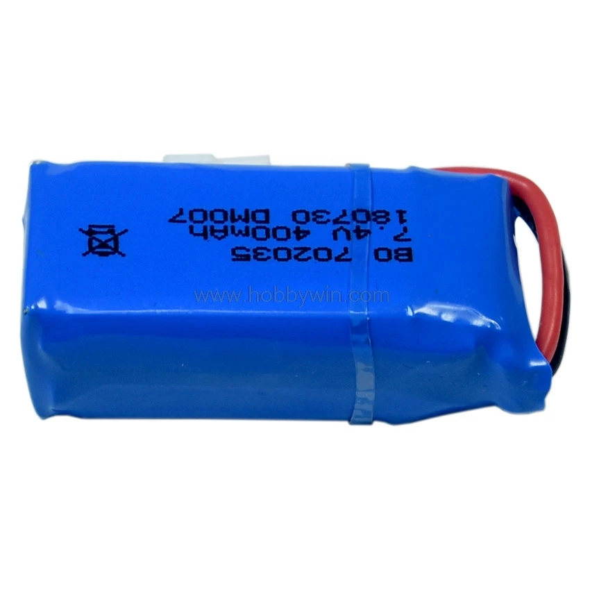 7 4 V 2S 400mAh 25C LiPO батарея walkera вилка для DM007 RC модель самолета Lipolymer мощность|Детали и