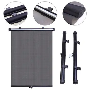 

Auto Car Sun Shade for Side and Rear Window Curtain Roller Sunshade Sun Protector Blocks Harmful UV Rays Universal for Baby
