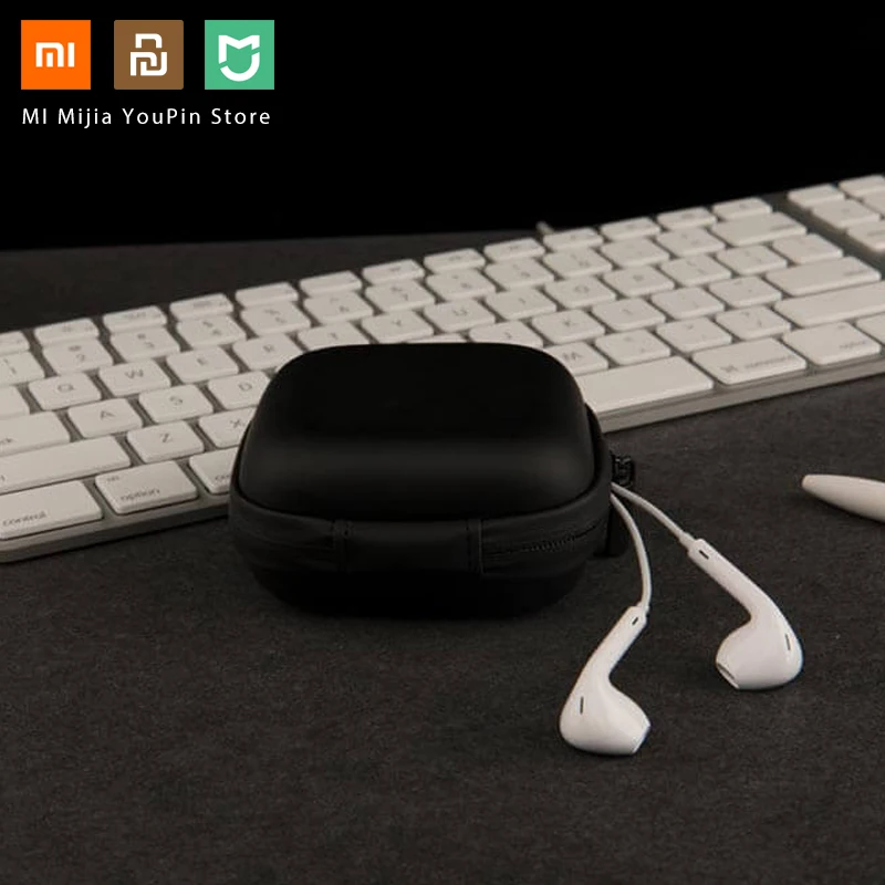 xiaomi mijia ящик для хранения наушников водонепроницаемый ключ мобильный блок питания зарядное устройство линия многофункциональная цифровая коробка для хранения