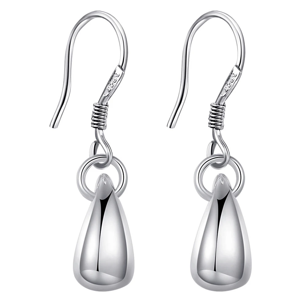 

raindrop silvery Top quality free shipping silver plated Earrings for women fashion jewelry /TKYKIGSY IWUBUZTK