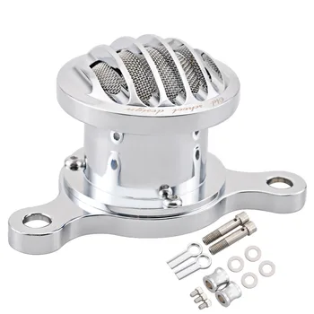

Motorcycle Chrome Old School Air Filter Intake Air Cleaner Aluminum For Harley Sportster 48 XL883 XL1200 Iron Roadster 1988-2019