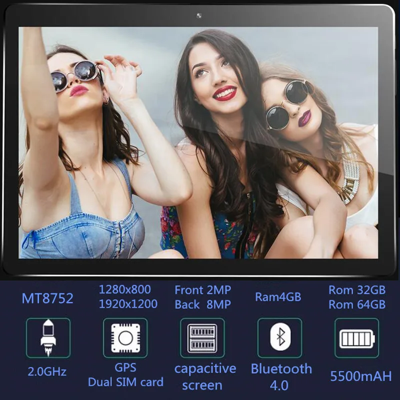 

2019 Free Shipping Tablets C108 8 Octa Core 32GB 64GB ROM Google Android 8.0 10 Tablet PC 3G 4G LTE WIFI GPS bluetooth phone