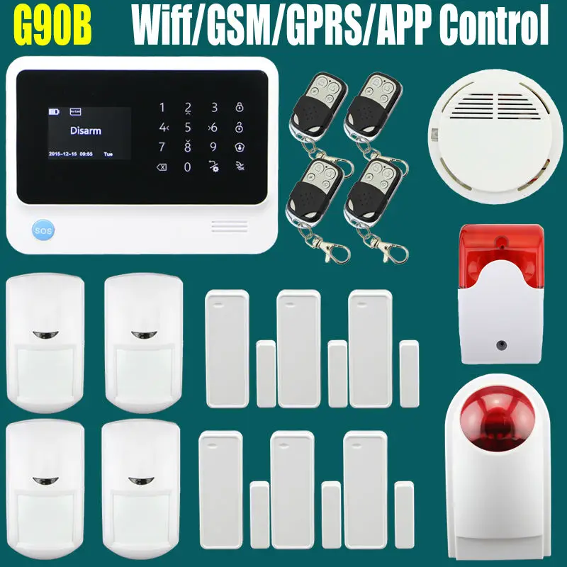 

Wireless WiFi Camera GSM GPRS SMS Home Security Alarm System English/Russian/Spanish/French/Netherlands Voice